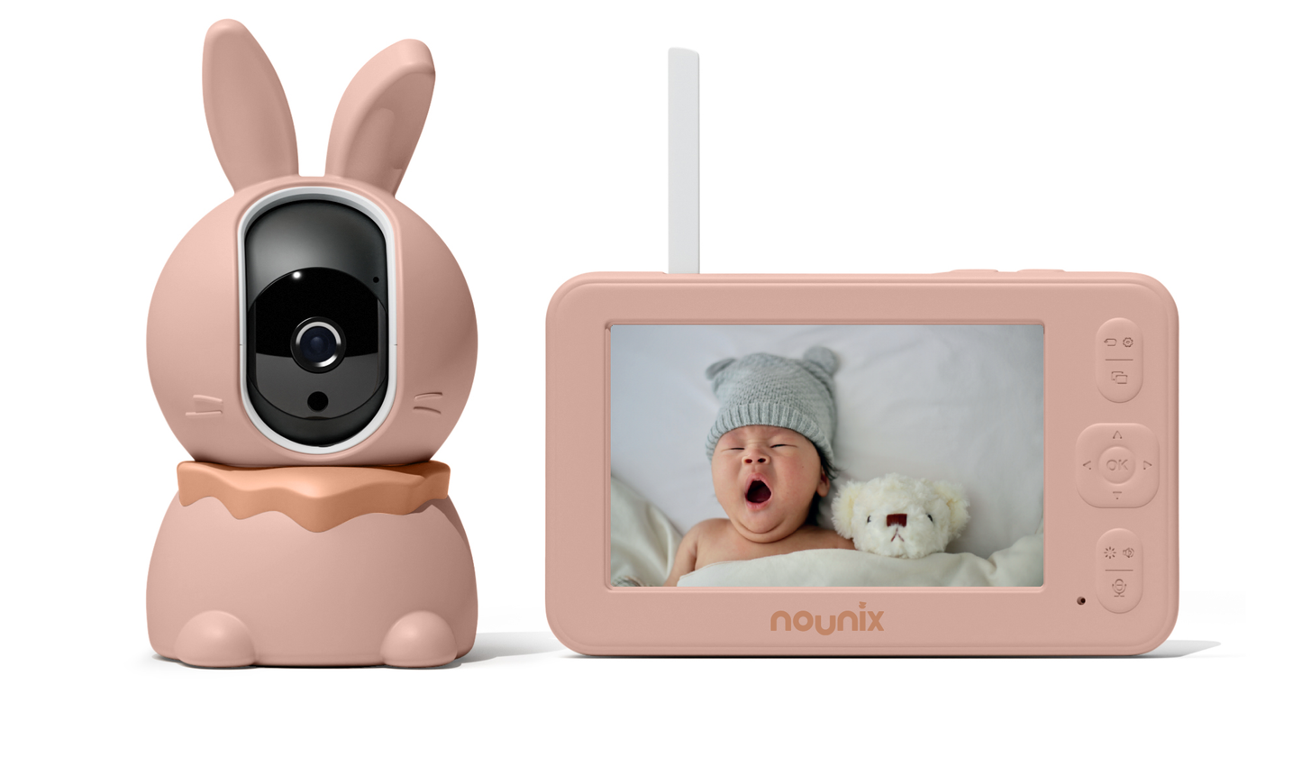 Nounix Lappo 360° Digitales HD-Babyphone mit 5"-Bildschirm