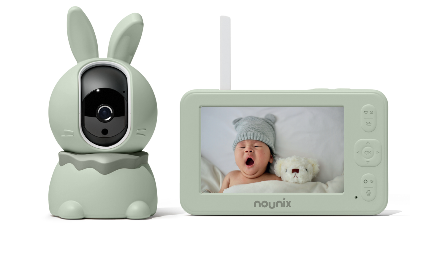 Nounix Lappo 360° Digitales HD-Babyphone mit 5"-Bildschirm