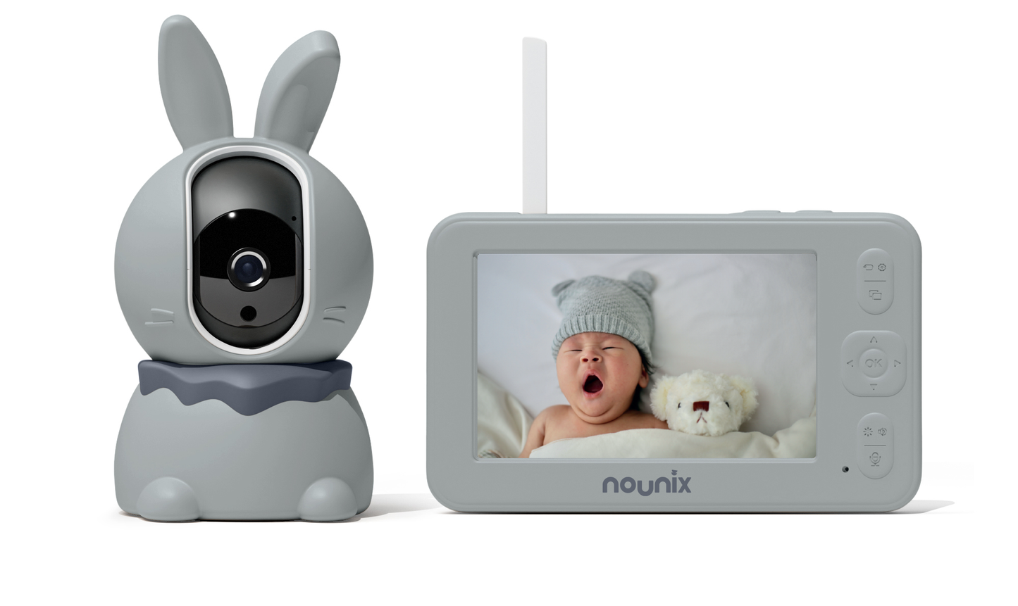 Nounix Lappo 360° Digitales HD-Babyphone mit 5"-Bildschirm
